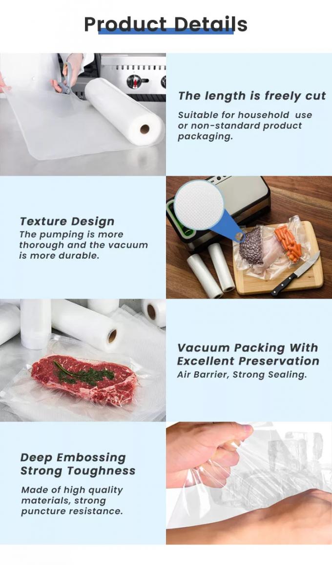 Reheatable冷却装置プラスチック多目的で再使用可能な真空バッグSGSは耐久の0を浮彫りにした
