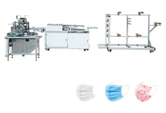 3層のNon-Wovenの生地が付いている機械を作る医学の使い捨て可能なマスク