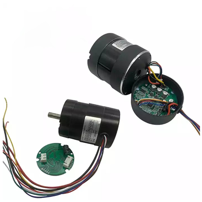 12v 24v 36v 48v ブラシレス DC 遊星歯車モーター ベベル ギア低雑音 57MM