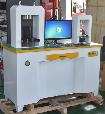 マイクロコンピューターの油圧サーボ セメントの圧縮および曲がる試験機