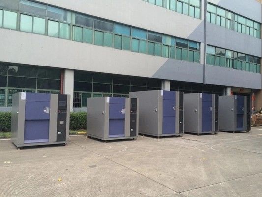 2つの地帯はタイプの熱く、冷たい衝撃試験の部屋220V 50Hzを乾燥する