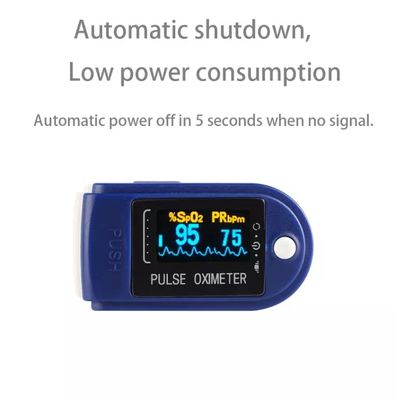 1.5V*2 FCC Rohsの指先の脈拍の酸化濃度計のデジタル管の家の酸素の飽和モニター
