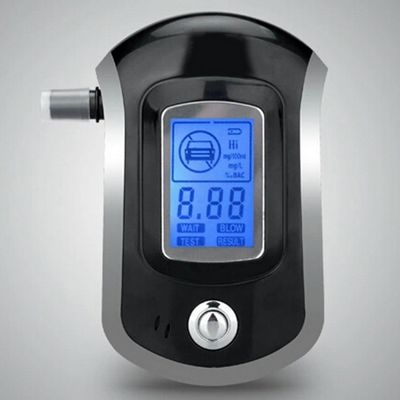LCDは送話口が付いている速い分析の呼吸アルコール テスターを表示する