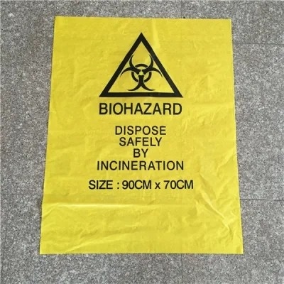 頑丈で赤く黄色く使い捨て可能なオートクレーブのBiohazardは医院のために袋に入れる
